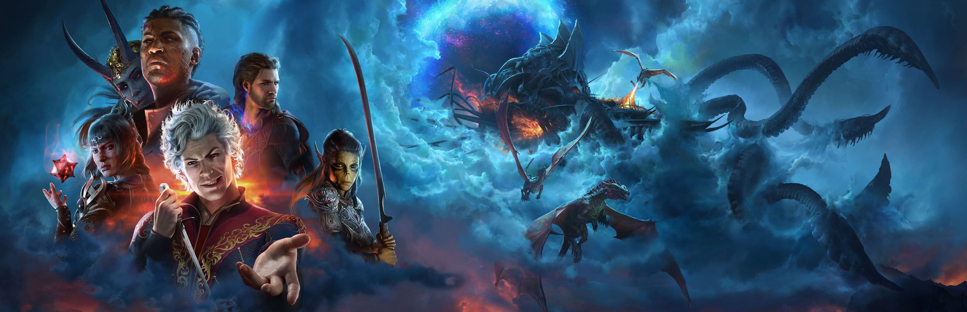 Baldur's Gate 3 key art